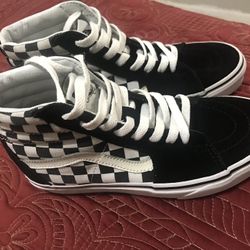 Vans off The Wall Sk8 Hi Checkerboard