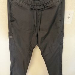 Womens Black Dickies Scrub Pants. Size Medium Tall.  Great Condition.  See description