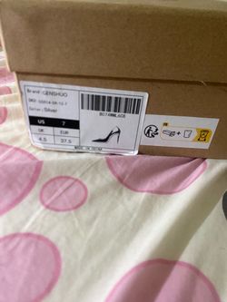 Silver high heels $20 never used size 7.