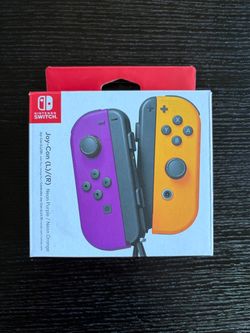 Nintendo Switch Joy-Con Neon Purple / Neon Orange
