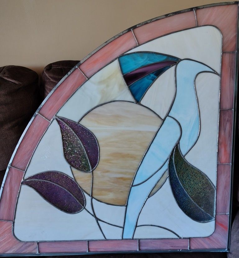 Stain Glass 27"X 27 Good Condition OBO