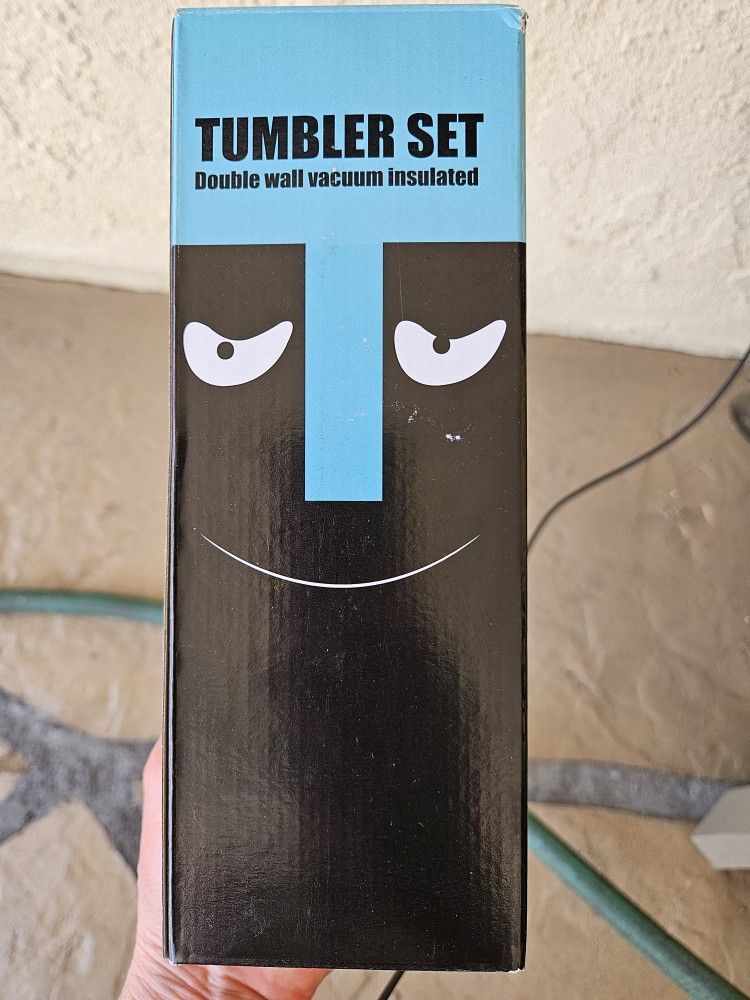Tumbler: Never Opened. Double Wall Vacuum. 304 Stainless Steel