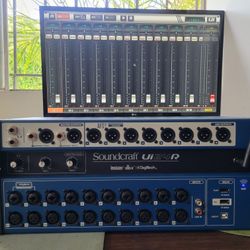 Soundcraft Ui24 Mixer.