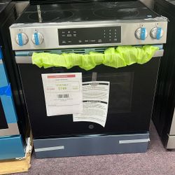 Stove Slide In  Stainless Steel New 1 Year Warranty 