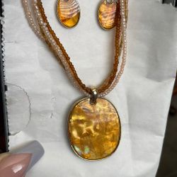 Necklace And Earrings 