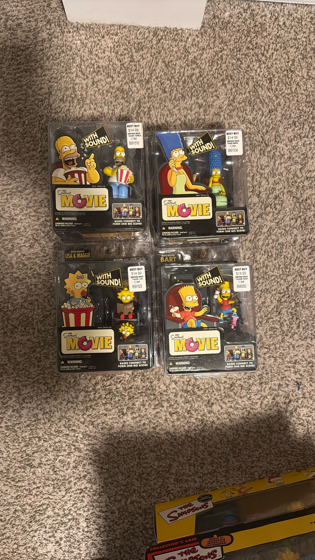 Mcfarlane The Simpsons Movie Family Set