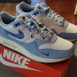 Nike Air Max 1 Premium Blueprint Size 12
