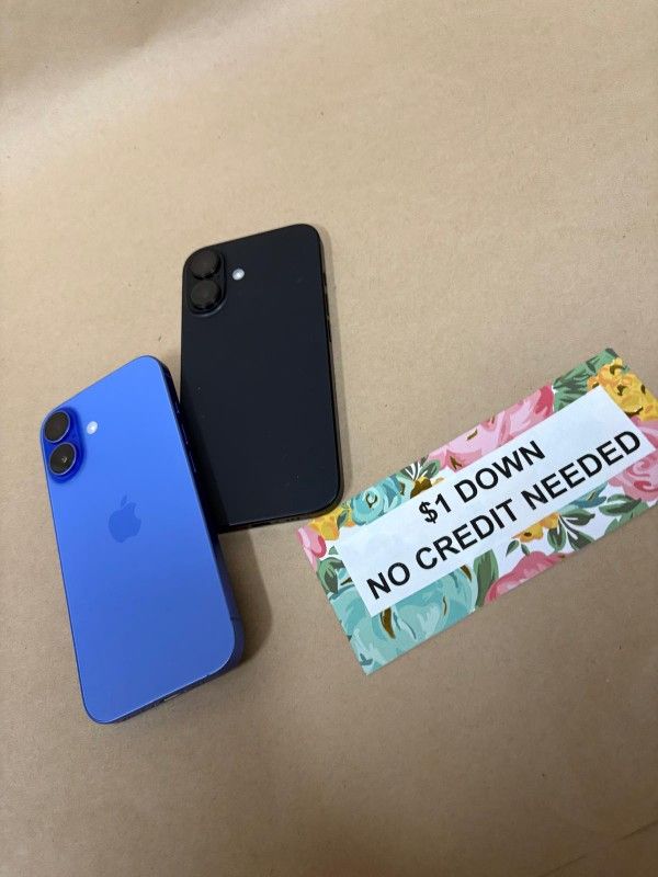 Apple IPhone 16 5G - Only $1 Today Pay The Rest Later!