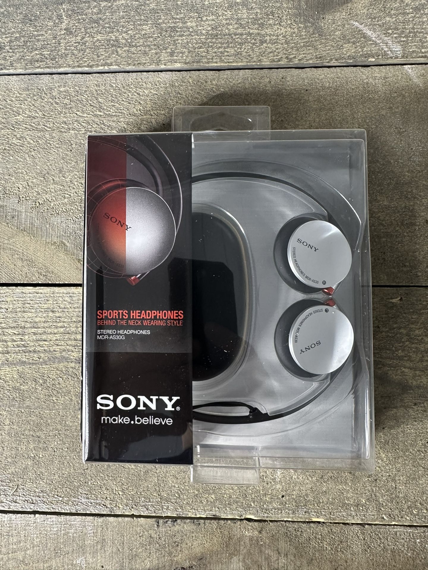 Sony MDR-AS30G Collectable Walkman Headphones Vintage Rare New Open Box