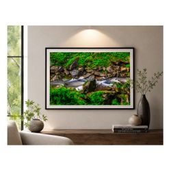 Brandywine Falls Stream Landscape Print – Cleveland Ohio Nature Photography – 8.5x11 Fine Art Print