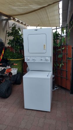 24 inch wede stackable washer gas dryer