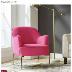 Hot pink accent chairs