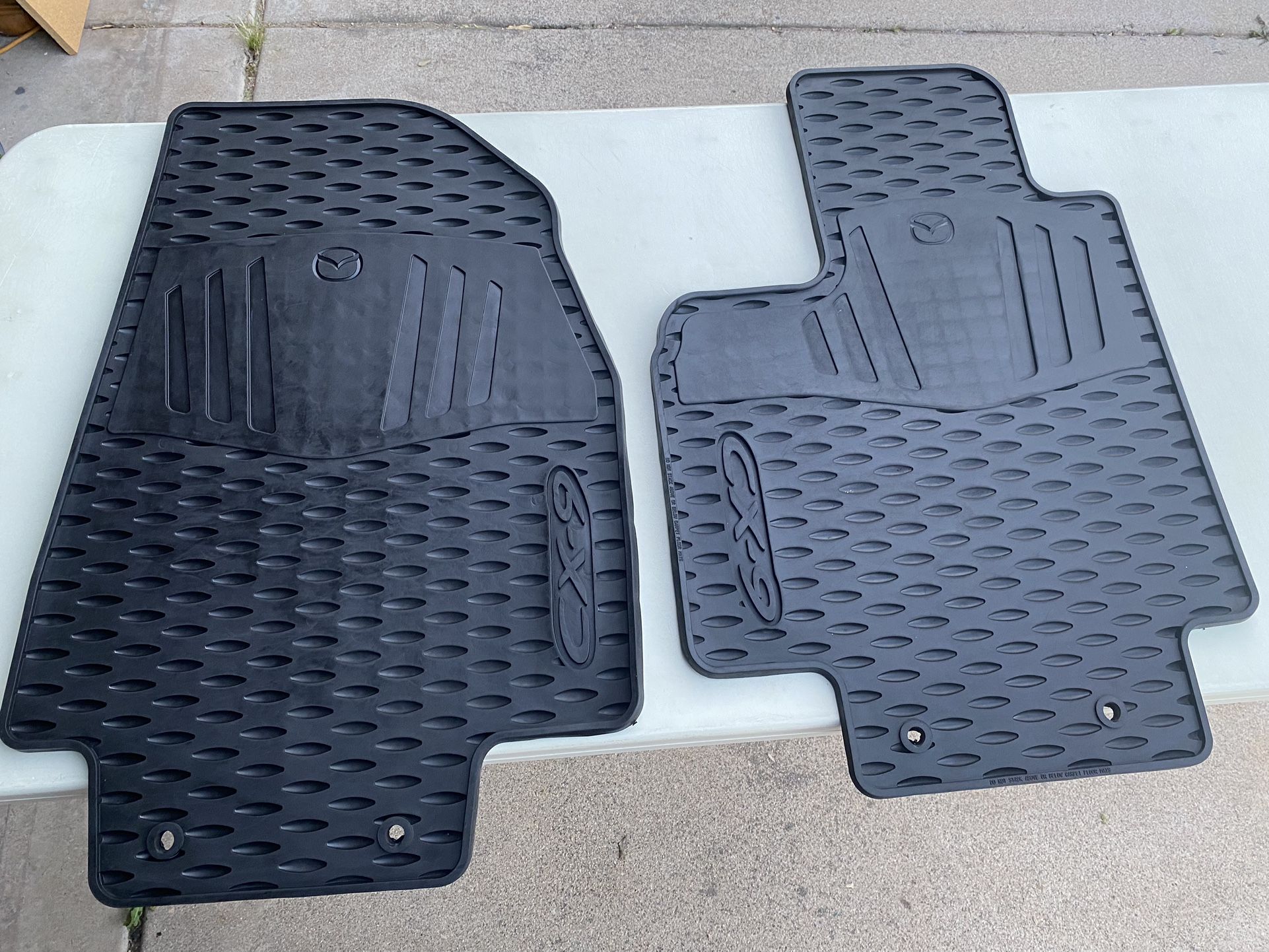 2015 Mazda CX9 Carpet & All Weather Floor Mats