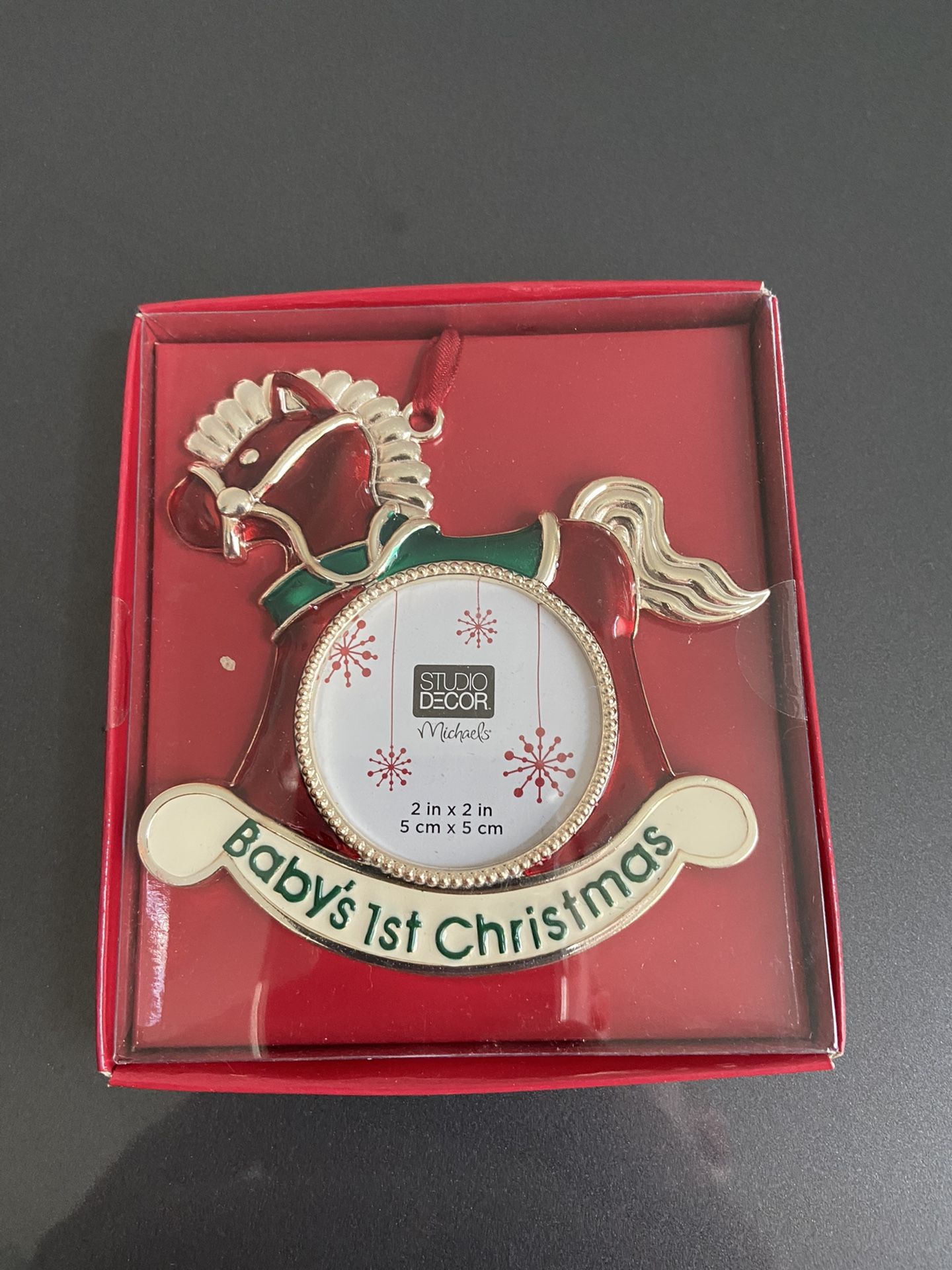 Baby 1st Christmas Ornament New In Box