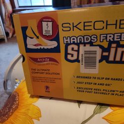 Skechers Hands-free Slip On Women's Shoes Black Size 8 Brand New