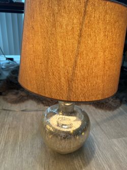 Glass table lamps - selling the pair