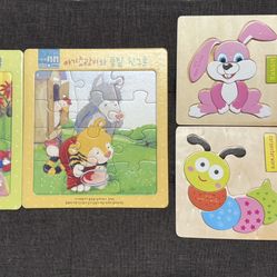 toddler puzzles $5 for all