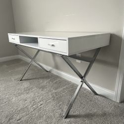 White High Gloss Desk