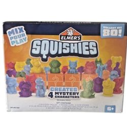 Elmer's 4ct Squishies DIY Toy Activity Kit Sensory Fidget New In Box