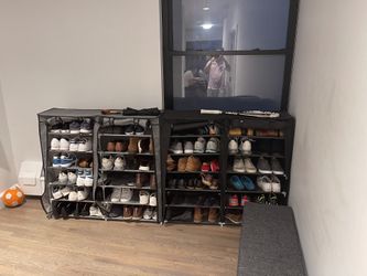 Two Shoe Racks 