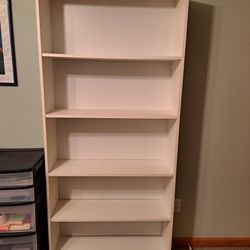 White Bookshelf 