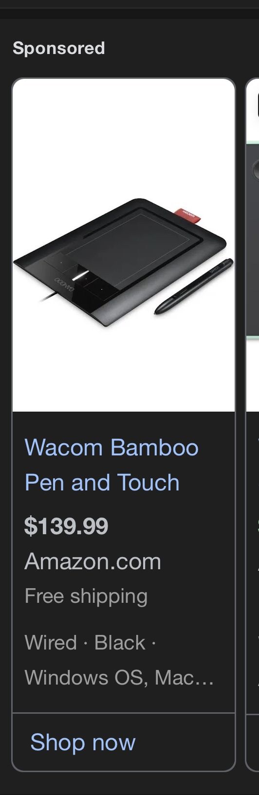 WACOM BAMBOO PEN AND TOUCH
