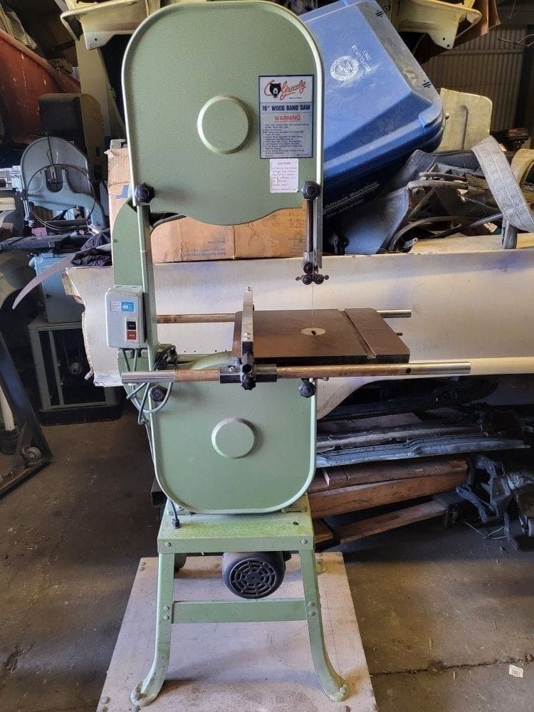 16" Band Saw Grizzly 1-1/2 Horsepower 110 Volt