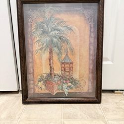 beautiful 25 by 20 inch wall art. (MUST SELL TODAY)