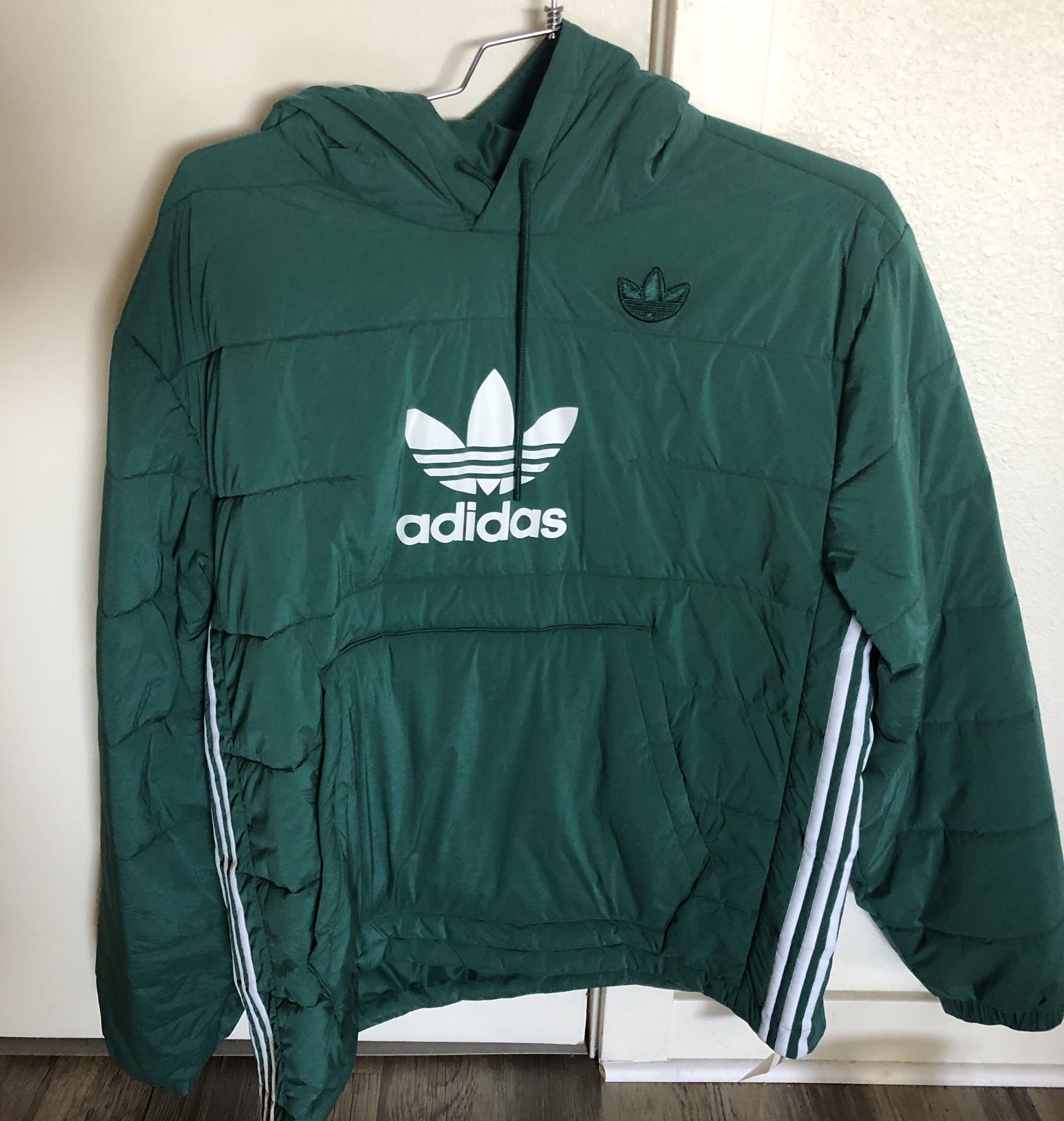 Men’s Adidas Originals Green Jacket Coat Size M