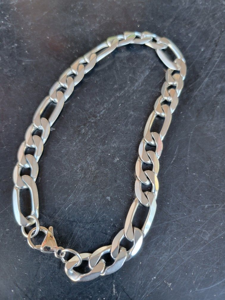 stainless steel anklet 10"