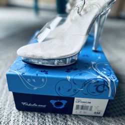 Posing/Competition Heels - Fabulicious - Clear - 8M