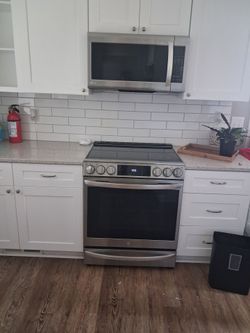 Electric LG stove stainless steel