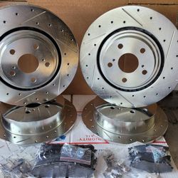 Buick ALLURE drill slot rotors ceramic pads Buick LaCrosse BRAKE ROTORS DRILL SLOT
