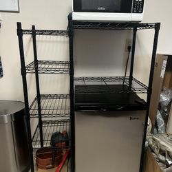 Adjustable Shelving Unit FRIDGE NOT INCLUDED 