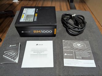 Computer Power Supply 1000W of Clean Corsair Power