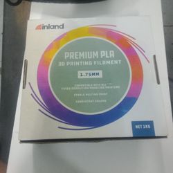 New Inland Premium PLA 1.75 mm 3D Printing Filament Modeling Printers 1 Kg