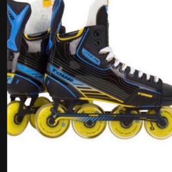Paid Around $300 Sell For $200 OBO Size 7 Inline Skates Tour Code https://offerup.co/faYXKzQFnY?$deeplink_path=/redirect/  Roller Hockey Skates