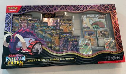 Paldean Fates Great Tusk Iron Treads Premium Collection Pokemon