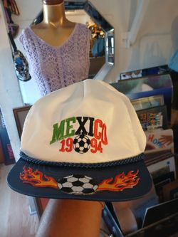 Vintage Mexico National Football Team 1994 Cap Hat