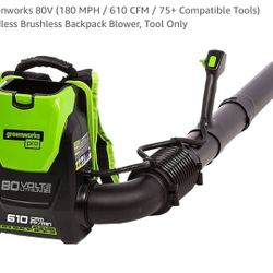 Greenworks Backpack Leaf Blower (TOOL only)