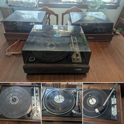 Vintage Project Turntables- BSR 710 Transcription And Elac Miracord