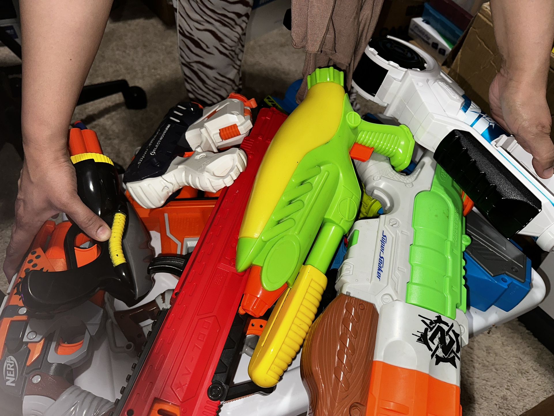 Nerf And Water Guns