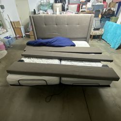 California King Bed Frame With Mattresses And Adjustable Bed Bases