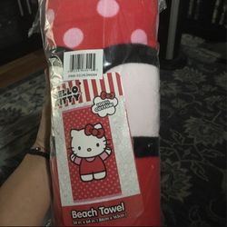 Hello Kitty Beach Towel 32x64 Inch