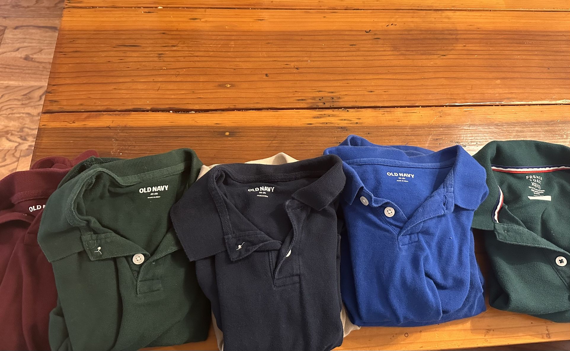 Polo Shirts Solid Color, Multiple Colors - Small And XS