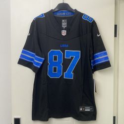 NFL Sam LaPorta #87 Detroit Lions Jersey Black
