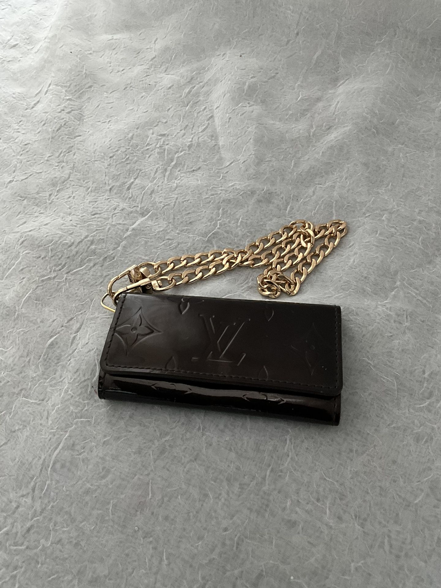 Louis Vuitton Vernis Key Holder With Complimentary Chain for Sale