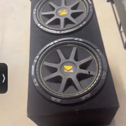 2 15in Kicker Speakers With Box…. Need Gone Today!!!