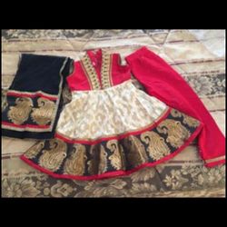 Brand new Indian anarkali suits for little girl. Indian kid size 20. 2 to 3 years old 