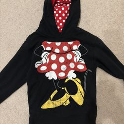 Girls Minnie Hoodie Size M